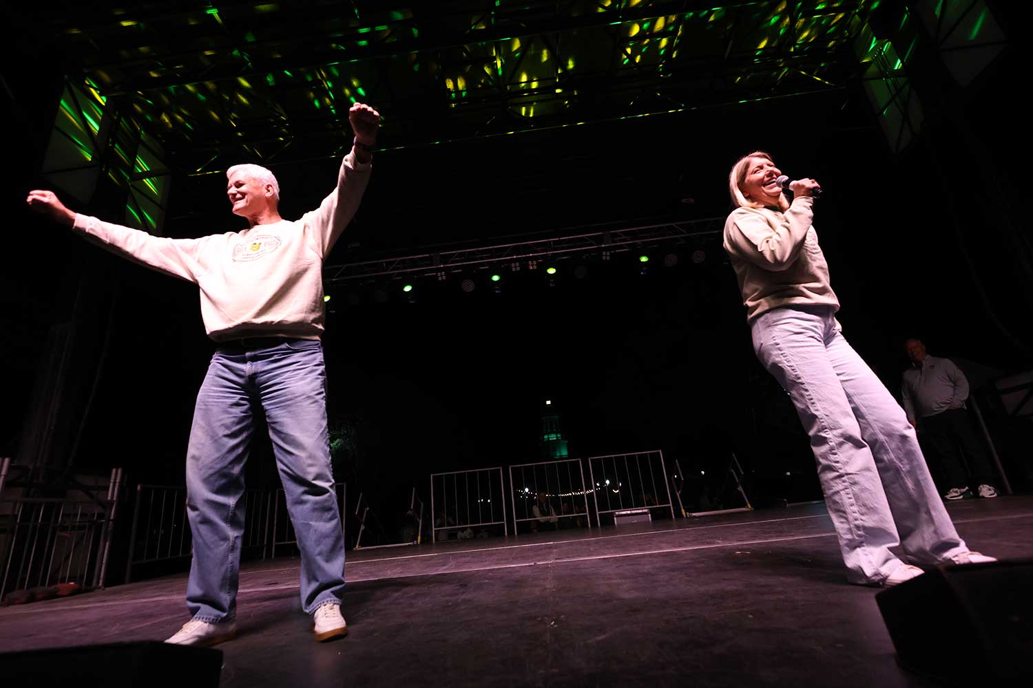 The Livingstones on stage